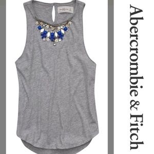 Abercrombie and Fitch beaded tank top-XS-M